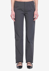Marni Straight-Leg Tailored Pants Gray 47305--