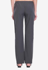Marni Straight-Leg Tailored Pants Gray 47305--