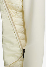 Moncler Grenoble Padded Zip-Up Jacket Ivory L10988G0000389BC9031_White_53278407