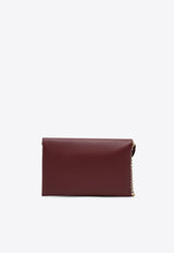 Fendi Mamma Baguette Nappa Leather Pouch Bag Burgundy 8M0538ABVE/S_FENDI-F0YPU