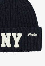 Polo Ralph Lauren Wool Knitted Beanie Blue 449P02031001NEWPORT NAVY_71e4168e-69f8-49b9-8951-0dde42a90465
