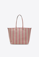 Fendi Large Striped Roll Tote Bag  Pink 8BH425AVN6/R_FENDI-F1U3O