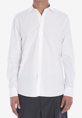 Valentino Buttoned Poplin Shirt White 5V0AB765-4WW-001
