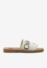 Chloé Woody Logo Slides White CHC22U188Z3101_0094e5ca-5fae-4c14-b470-6f9049255618