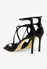 Jimmy Choo Azia 95 Patent Leather Sandals Black AZIA 95PATBLACK_06770236-36fd-45a6-9752-d0bf660f6411