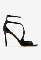 Jimmy Choo Azia 95 Patent Leather Sandals Black AZIA 95PATBLACK_06770236-36fd-45a6-9752-d0bf660f6411