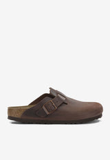 Birkenstock Boston Oiled Leather Slides Brown 860133DHABANA_0540485a-b670-4822-9330-dcba00fde7d4