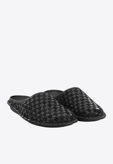 Roma Woven Leather Slippers