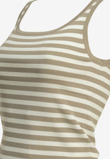 Max Mara Cippo Striped Fitted Tank Top Beige 2611361049600MXPCIPPO007_0ce7d0bd-2565-4519-a878-9f0f15f8cb4d