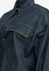 Brunello Cucinelli Denim Buttoned Shirt Blue MH192RB526C9562_1a92a995-bf16-4cf7-b956-f805460c60d1