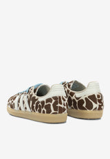 Adidas Originals Samba OG Giraffe Print Low-Top Sneakers Brown KI6669CRLI/IVORY/GUM3_1d2a846d-190c-49ea-b2d3-13ac0d3651b5