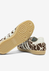 Adidas Originals Samba OG Giraffe Print Low-Top Sneakers Brown KI6669CRLI/IVORY/GUM3_1d2a846d-190c-49ea-b2d3-13ac0d3651b5