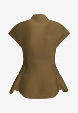 Andra Mock-Neck Knit Top