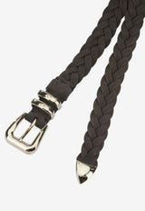 Brunello Cucinelli Braided Suede Belt Brown MAURP253C8391_2a7435cc-999e-4d8c-a889-c8f50235043c