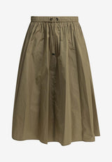 Max Mara Lonza Flared Taffeta Midi Skirt Beige 2611101032600MXMLONZA055_2e0e394a-fa52-46fd-a643-604eff18168e