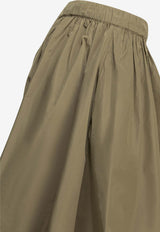 Max Mara Lonza Flared Taffeta Midi Skirt Beige 2611101032600MXMLONZA055_2e0e394a-fa52-46fd-a643-604eff18168e
