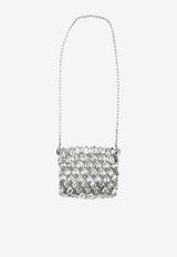 Self-Portrait Small Crystal Mesh Crossbody Bag Silver SS26-310-SLSILVER_35d09e75-4e40-4f9c-91a7-6e9c4073a659