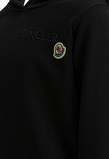 Moncler Kids Boys Logo Patch Hooded Sweatshirt Black 8G00011-K89AKM999_3524cc18-8495-4b04-b5e2-f6b148255a83