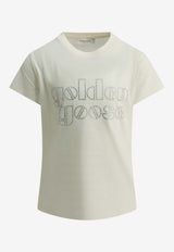 Golden Goose DB Kids Girls Studded Logo T-shirt White GKP01390P00243111560_3153109a-fa44-4049-9f6e-1894fda85c20