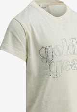 Golden Goose DB Kids Girls Studded Logo T-shirt White GKP01390P00243111560_3153109a-fa44-4049-9f6e-1894fda85c20