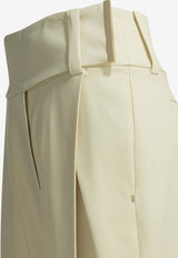 Sportmax Soblo Straight-Leg Tailored Pants White 2612131073650SPSOBLO006_2e317e8d-e0a8-4e11-9888-1b9c6b6ad6df