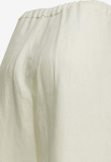 S Max Mara Amedea Elasticated Linen Pants White 2619131013600SMMAMEDEA001_571303ca-6c0a-4ab2-a187-7537ece35ea0