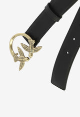PINKO Love Bird Logo Belt Black 100125A0F1Z99Q_755b599b-0a7f-4602-9dea-7920630f30b9