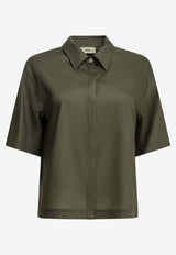 Herno Combed Wool Muslin Casual Shirt Green CM000055D334877730_461cfe9d-25db-42c8-b4b0-67ee73ed214e