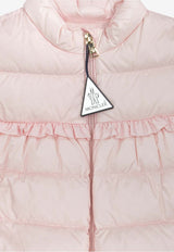 Moncler Kids Baby Girls Nazife Zip-Up Down Jacket Pink NAZIFE1A00008-597YF503_5598a500-c89c-4fd9-97bb-687be44ce382