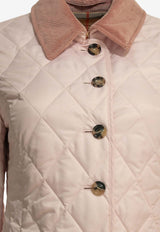 Burberry Quilted Buttoned Jacket Pink 8123508_49ee6792-0ede-4b30-9ebd-863a2e341499