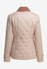 Burberry Quilted Buttoned Jacket Pink 8123508_49ee6792-0ede-4b30-9ebd-863a2e341499