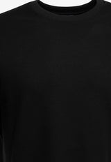 Herno Crewneck Piqué T-shirt Black JG000206U520599300_74681df3-2b28-4b68-9e51-16c62b75f609