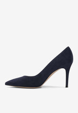 Gianvito Rossi Gianvito 85 Suede Pumps Blue G2458085RICDENI_778f1b7d-ea4a-40f9-bcdd-4302d2db644f