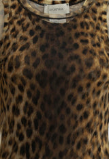 Sportmax Zebu Leopard Print Tulle Top Brown 2612941072600SPXZEBU001_7fc32f46-96fe-4069-94c5-92baabda7ff2