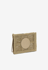 Tory Burch Ella Hand-Crocheted Zip Pouch Beige 183254254_415c5164-1c7a-4c73-9058-77c6ed9e96d0
