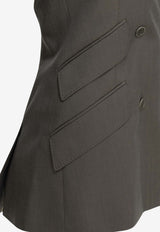 Max Mara Scali Wool Tailored Halter Top Gray 2611281163600MXSCALI006_48df2416-0299-484d-be77-5dab45dbb16a