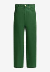 S Max Mara Monorata Straight-Leg Pants Green 2619131083600SMMONORATA003_3cac969e-3536-4d34-98d9-24c04ab94934
