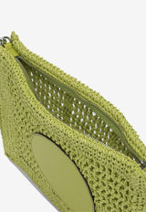 Tory Burch Ella Hand-Crocheted Zip Pouch Green 183254300_76907dce-a9fc-49c0-87cd-24e1ac6fc590