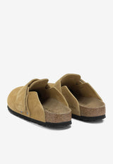 Birkenstock Loma Suede Flat Mules Brown 1031595DCORK BROWN_71cdd5db-6dd4-485a-8583-b99e434748c2