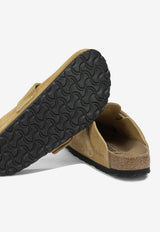 Birkenstock Loma Suede Flat Mules Brown 1031595DCORK BROWN_71cdd5db-6dd4-485a-8583-b99e434748c2