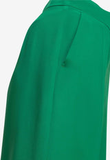 Max Mara Pianoforte Alan Silk Tailored Pants Green 2611131064600MXEPALAN009_6fae06ba-2ae8-4c06-a099-f525aa4afabd