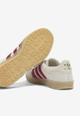 Adidas Originals Gazelle Indoor Leather Sneakers White IH9676CREWHT/TMVIRE/GUM3_4e45b022-e321-43a2-9dbb-7389189bcb24