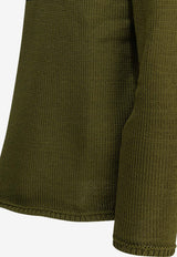 Comme Des Garçons Shirt World Hope Intarsia Knit Sweater Green FQ-N004-S262 NAVY_6314a252-2c20-46b8-bcb9-8d4dc1954126