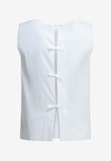 Herno Sleeveless Tops with Bows White BL000044D132881000_89a7922c-243b-4e45-88ed-7fb73043b241