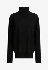 Toteme Merino Wool High-Neck Sweater Black 261-WRT0641-YA0226-001BLACK_d2e5cf5b-581a-4398-81c0-81b734c59ab8