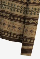 Ralph Lauren Shawl-Collar Knit Cardigan Brown 782P05179001TAN MULTI_89c81e99-4ecb-42fe-8f43-2de6623b9fa3