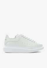Alexander McQueen Oversized Leather Sneakers White 553770WIAIG9007_f0bd36e9-53f1-4c39-8291-4ce37067687f