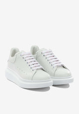 Alexander McQueen Oversized Leather Sneakers White 553770WIAIG9007_f0bd36e9-53f1-4c39-8291-4ce37067687f
