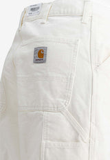 Carhartt Wip Single-Knee Bermuda Shorts White I027942D6.02_f5753cc3-ffb7-4f50-8b86-902351160159
