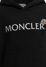 Moncler Kids Boys Logo Hooded Sweatshirt Black 8G00009-89AKM999_dbd96da3-94db-4021-b935-52af96e3eccb
